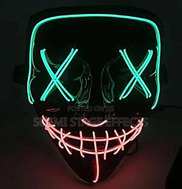Halloween Glowing Face Masks - thumbnail 2