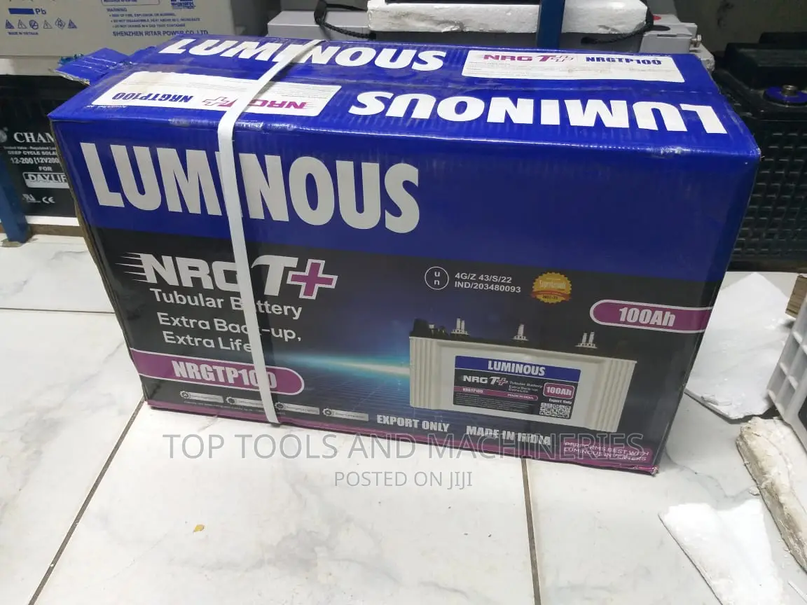 Luminous Nrgt+ 12V 100ah Tubular Battery