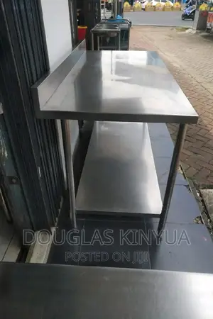 Stainless Steel 1.5m Heavy Gauge Working Table.