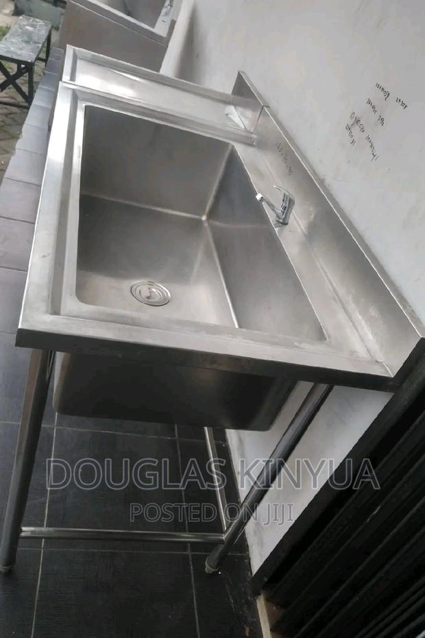 Stainless Steel Commercial Washing Sink/Taff. - main view