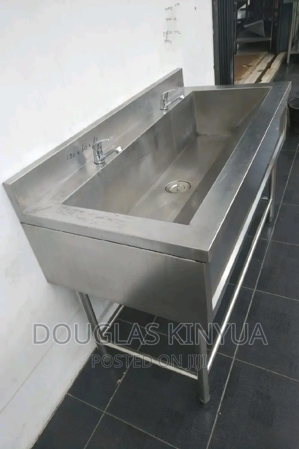 Stainless Steel 110cm Washing Sink (Ss).