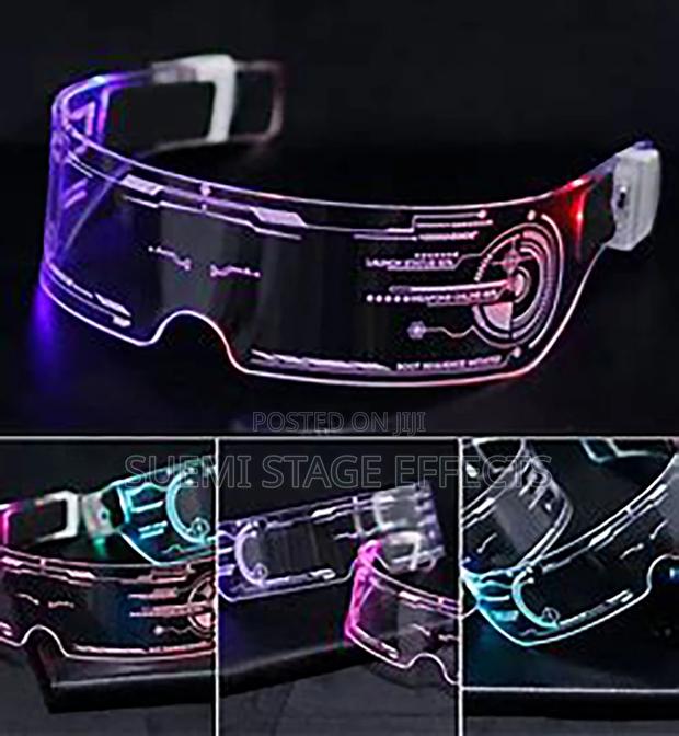 LED Lighting Visor Glasses for Parties - thumbnail 3