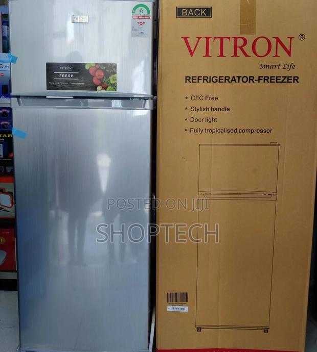 *Vitron 208litres Double Door Fridge *