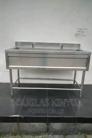 Stainless Steel Commercial Heavy Duty Washing Sink(Ss 110cm)