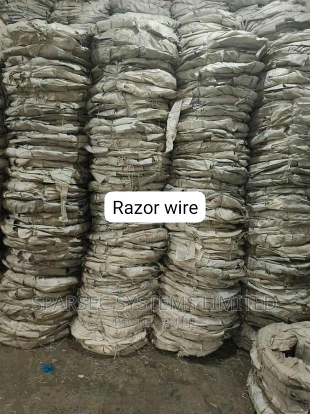 Green Razor Wire Double Galvanized 450mm