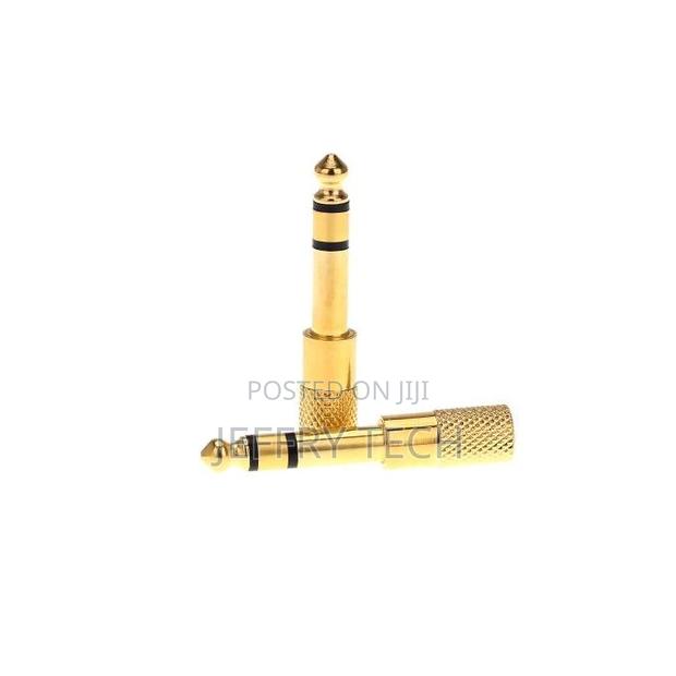 2*Audio Jack Adapter Convertor Stereo Plug Socket for Guitar - thumbnail 3