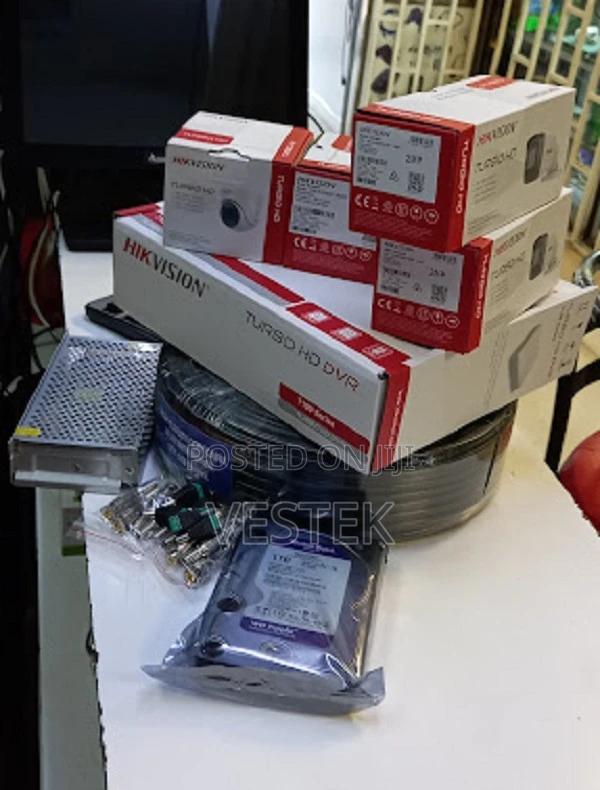 Hikvision 4 CCTV Set Camera CCTV Installation Kit 2mp 1080p