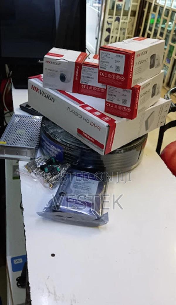 Hikvision 4 CCTV Set Camera CCTV Installation Kit CCTV 2mp