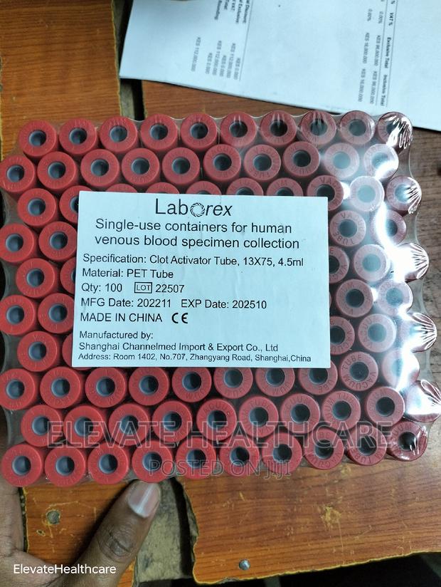 Blood Specimen Container - main view