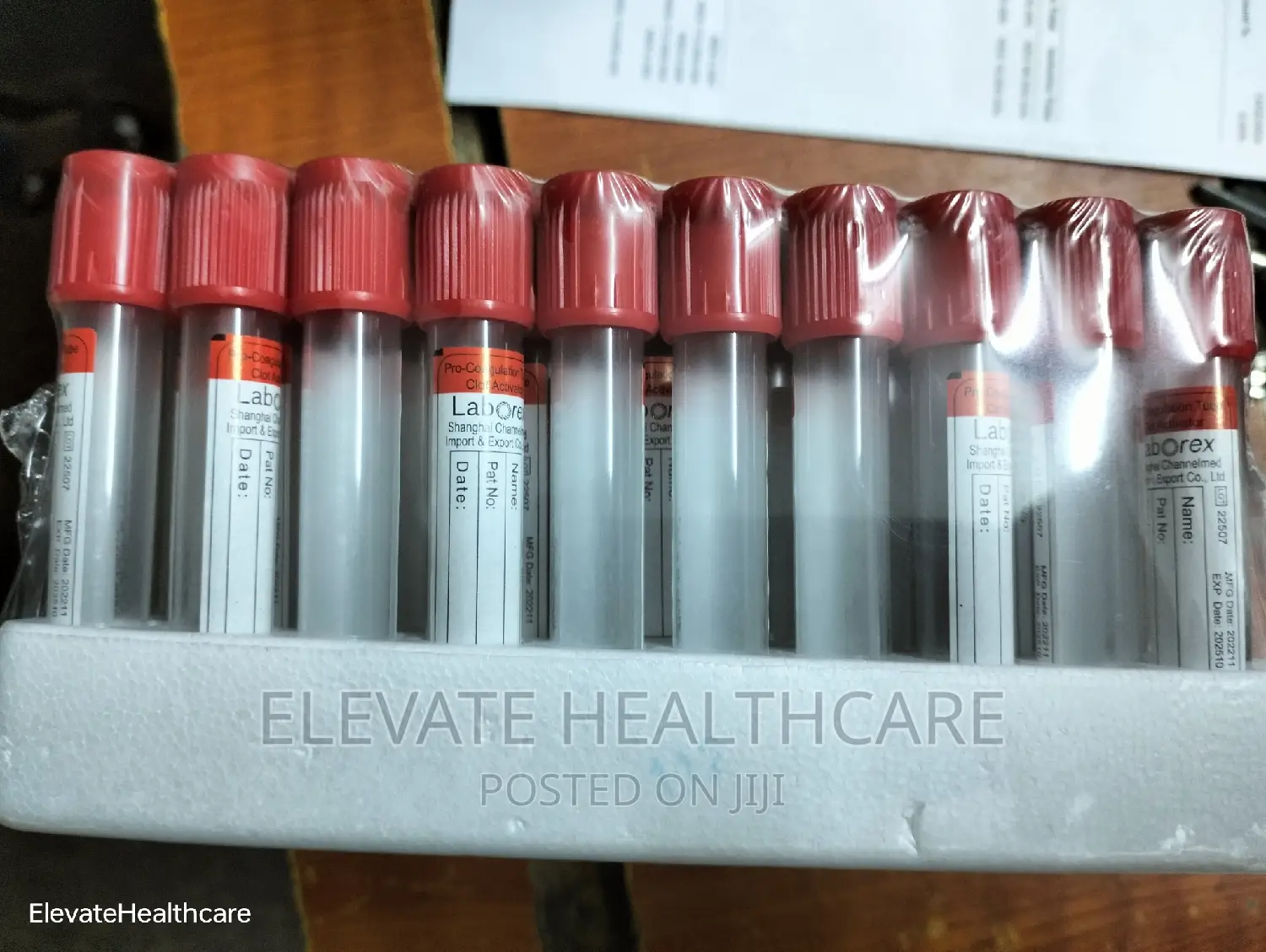 Blood Specimen Container