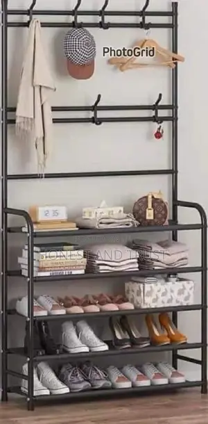Shoe Rack With a Hanger