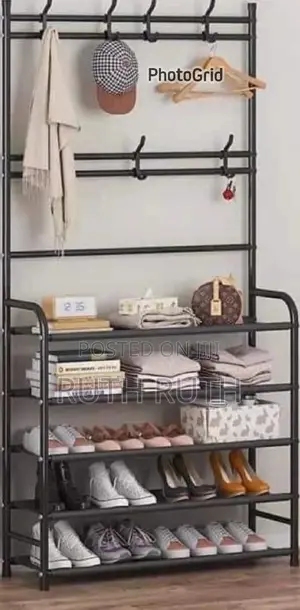 Shoe Rack With a Hanger