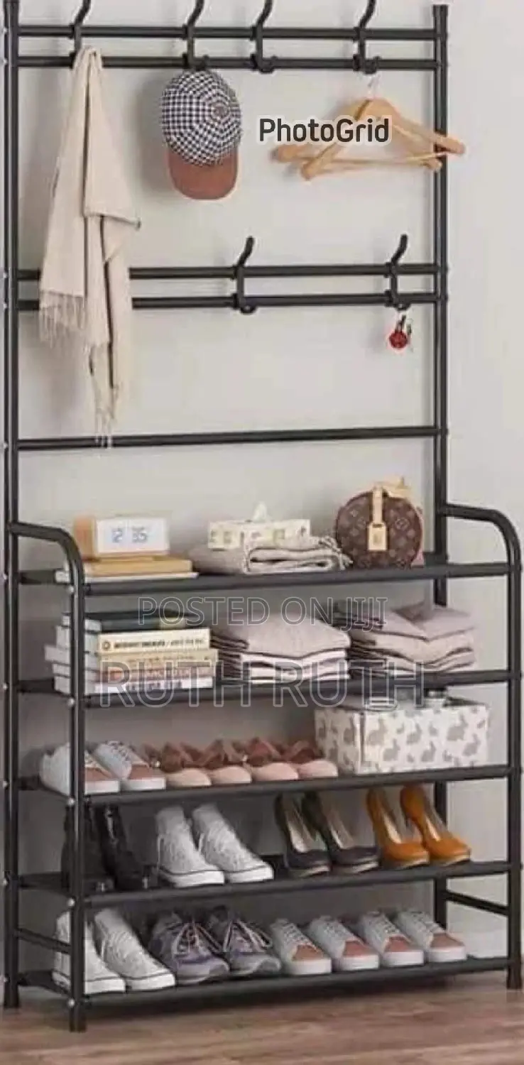 Shoe Rack With a Hanger