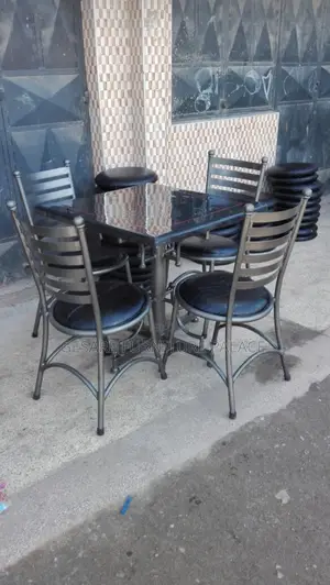 Set of One Table 4 Hotel/Bar Chairs