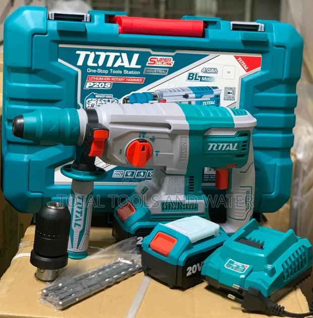 Total Cordless Lithium Rotary Hammer 4.0ah 2 20V Battery