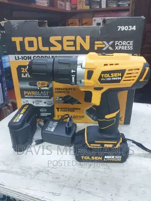 Durable Tolsen Cordless Drill 20v