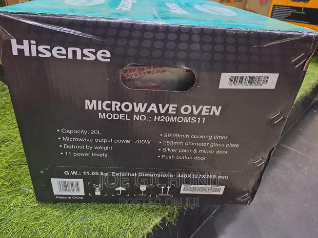 Hisense 20l Microwave H20moms11 (Silver) - thumbnail 2