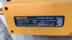2200w Ingco Demolition Breaker 30kg