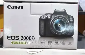 Canon Eos 2000d Dslr Camera With 18-55mm Lens