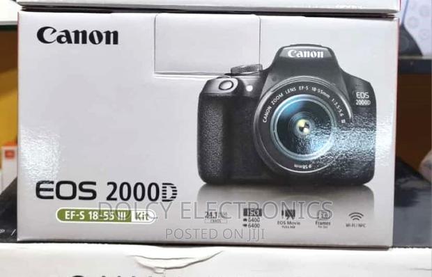 Canon Eos 2000d Dslr Camera With 18-55mm Lens - main view