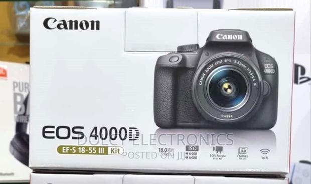 Canon EOS 4000D DSLR Camera and EF-S 18-55 Mm