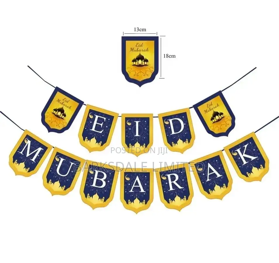 Eid Banner Decorations Mubarak Mubarak Decorations Al Adha