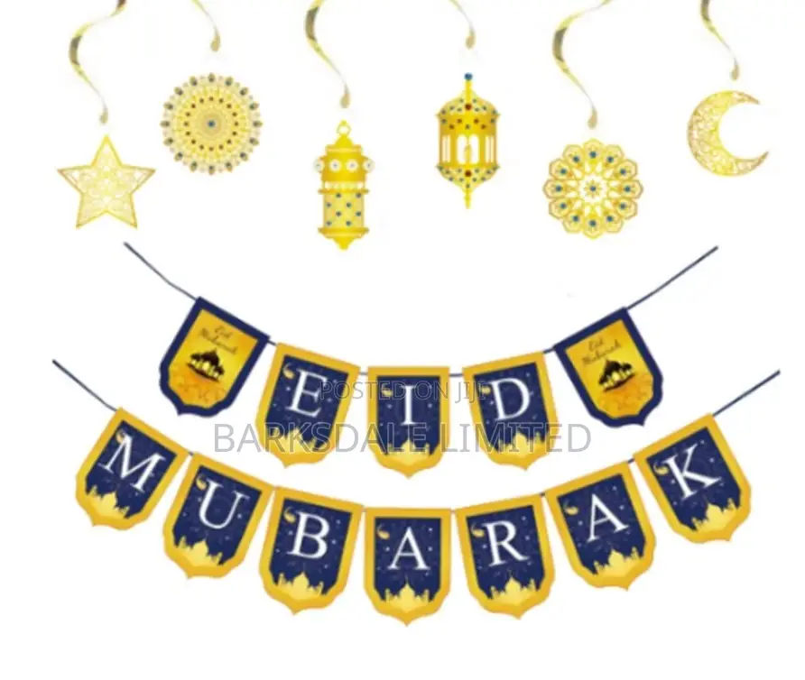 Eid Banner Decorations Mubarak Mubarak Decorations Al Adha