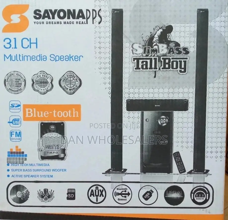 15000 W Subwoofer Sayona 1304bt