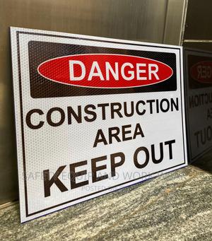 Keep Off Construction Area Signage - thumbnail 2