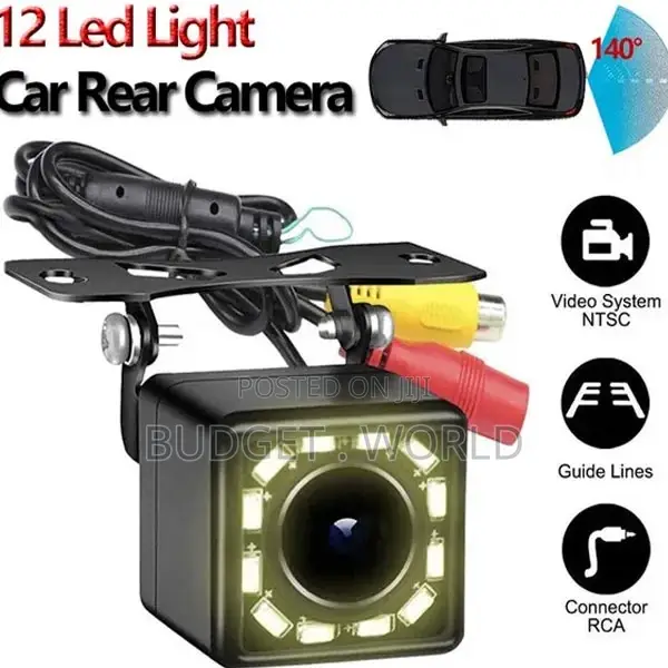 *Rear View Parking Camera 170° Reverse Camera 12 Led