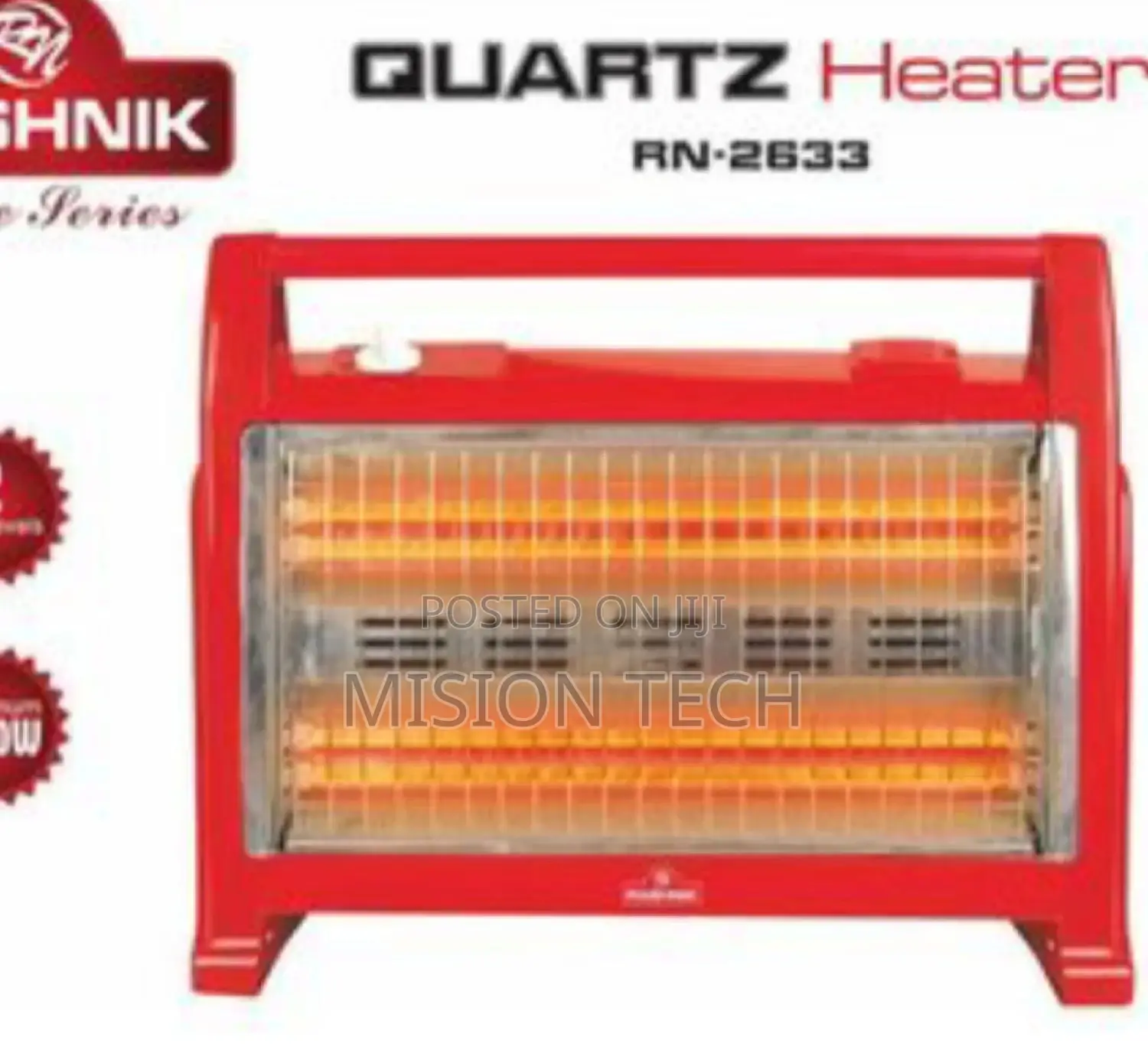 Rashnik Premier Quarts Portable Room Warmer Heater 0