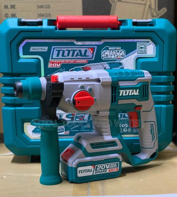 Total 20V Lithium Ion 4.0ah Cordless Rotary Hammer