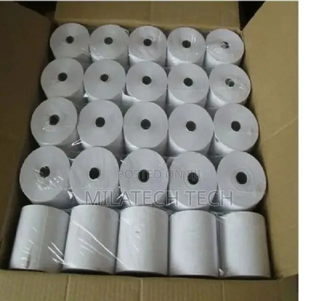 New Rolls Thermal Rolls 50 Pieces 80x80mm POS Thermal Rolls