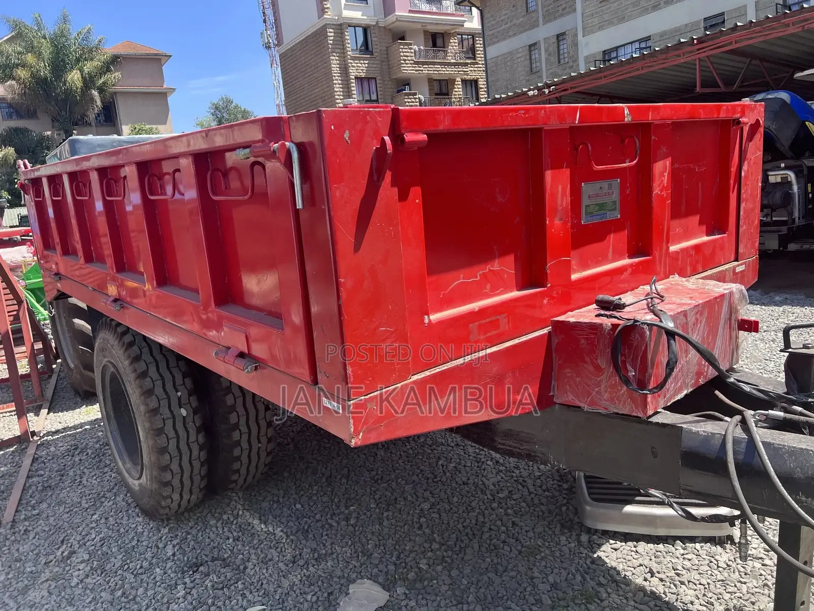 12 Feet by 7 Feet Hydraulic Trailer