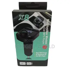 #Hands-Free Car Bluetooth FM Transmitter Music Adapter
