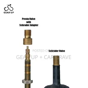 Presta to Schrader Bicycle Tyre Valve