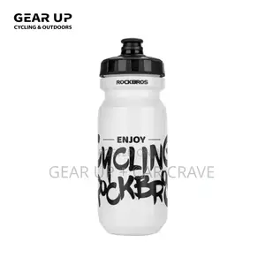 Rockbros Sports Cycling Gym Bottle 600ml White/Grey