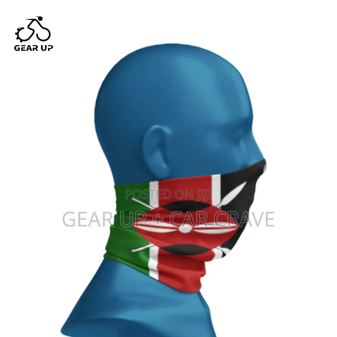 Kenya Flag Face Neck Mask