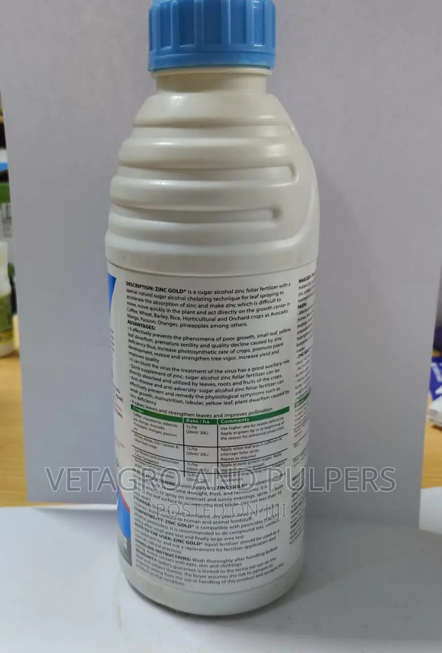 Zinc Gold Foliar Fertilizer