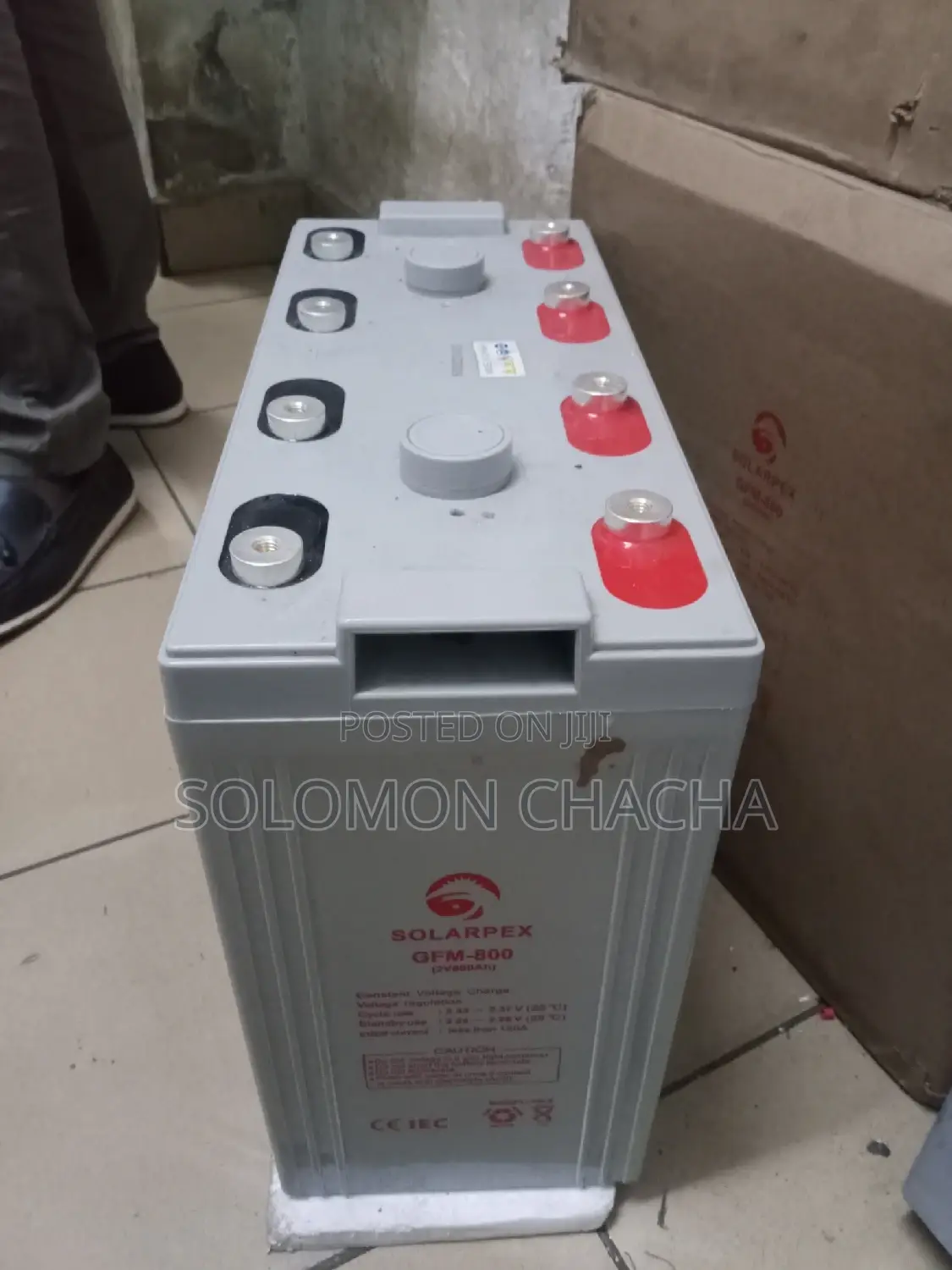 Solarpex 2v 800ah Solar Battery