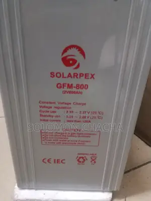 Solarpex 2v 800ah Solar Battery