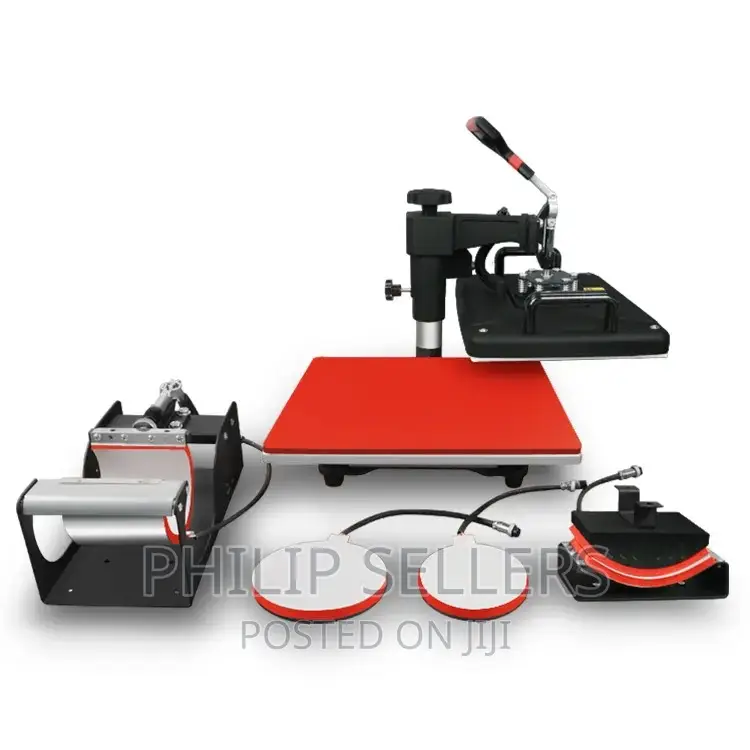 T Shirt,Hat,Mug,Plate All in One Transfer 5 in 1 Heat Press