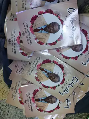 Executive Funeral Program Design and Publish