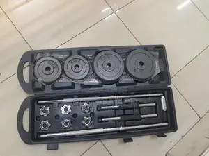 50 KGS Set Dumbbells/Barbell With a Portable Case New