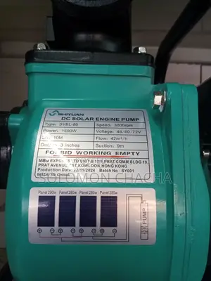 Shiyuan 3inch Brushless Solar DC Surface Pump