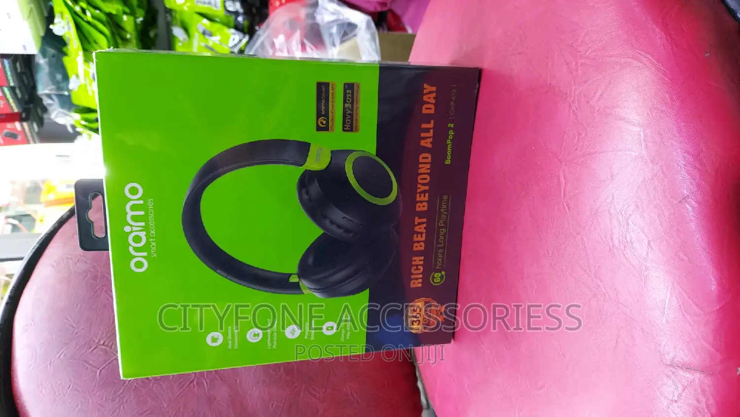 Oraimo Boompop 2 Wireless Headphone in Nairobi Central Headphones