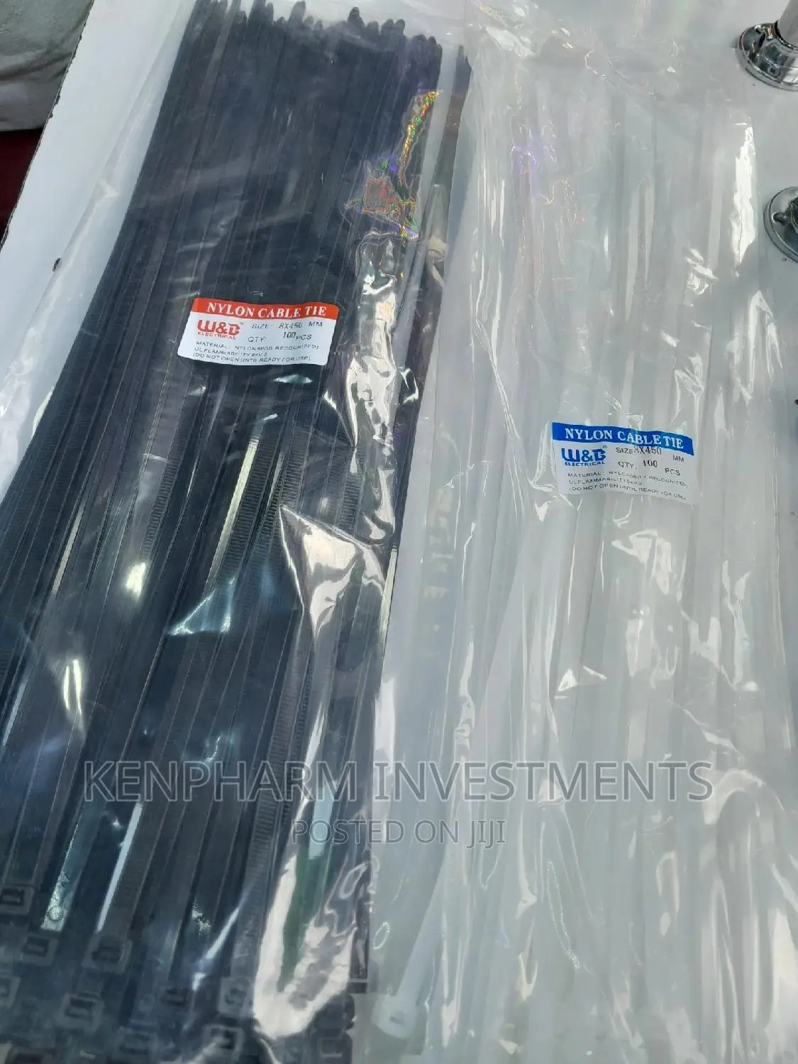 Nylon Cable Ties 450mm by 8mm