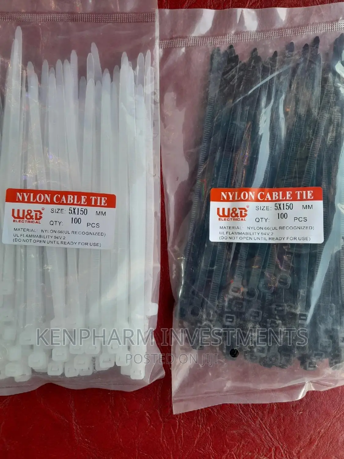 Nylon Cable Ties 5mm By 150 Mm