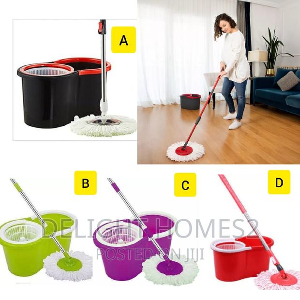 *Microfiber Mop Head Spin Mop