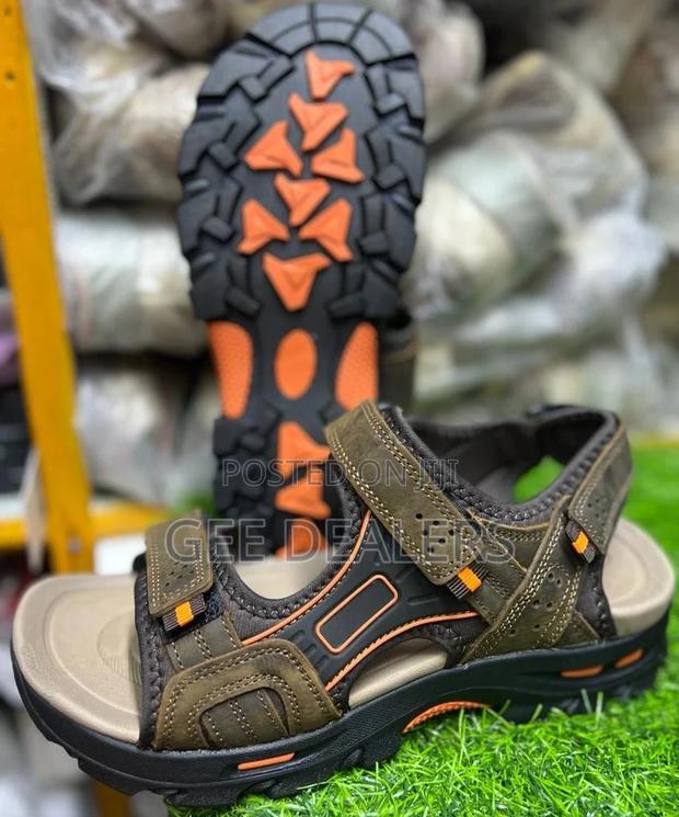 Leather Men Open Shoes 40-44